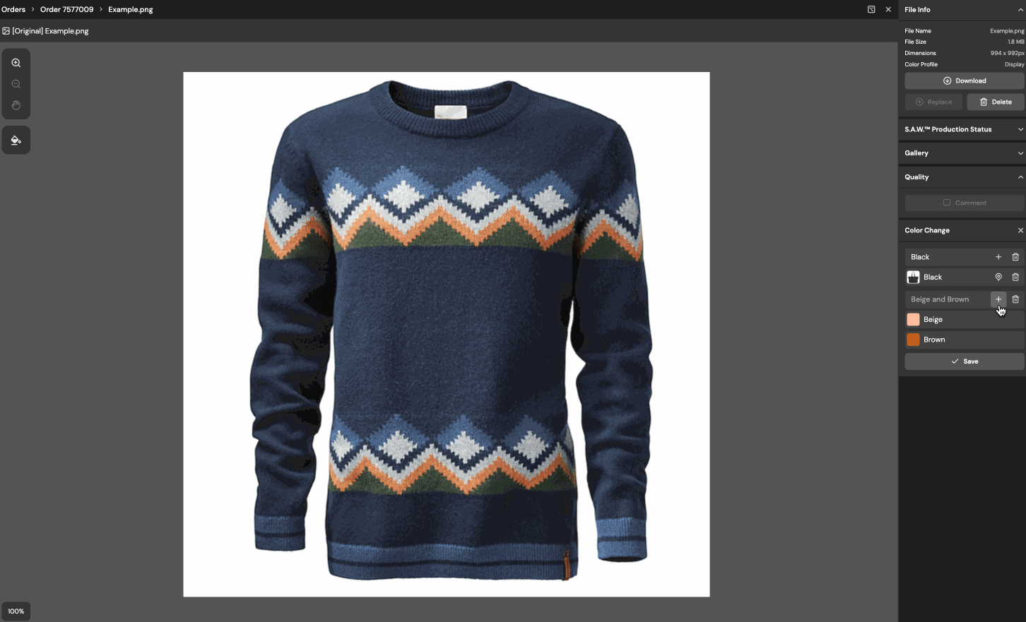 Specify Which Parts Need to be Color Changed.gif